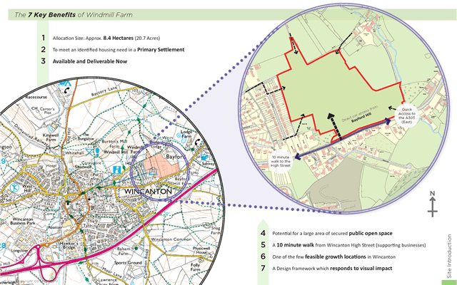 Windmill Farm site benefits, according to the planning consultant