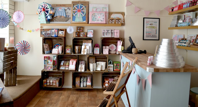 The Small Cake Shop, Wincanton High Street, interior