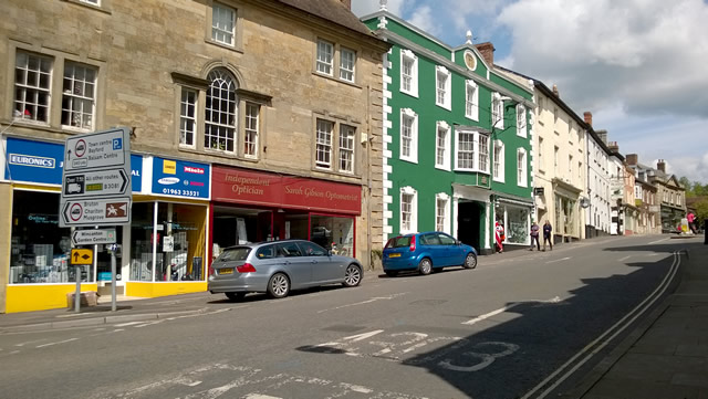 Wincanton lower High Street, Market Place