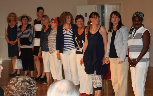 St Margaret's Hospice Fashion Show models