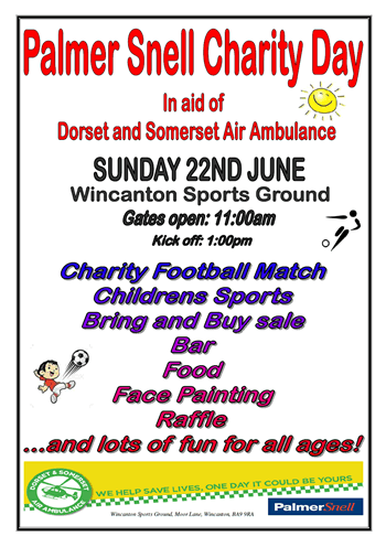 Palmer Snell charity day poster