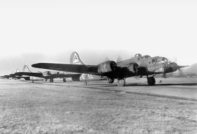 Old Faithful, a giant American Flying Fortress that crashed near Wincanton in 1944
