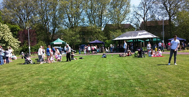 Our Lady's Annual Duck Race 2014, dry-side