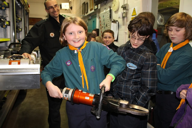 Sherborne Fire Station visit