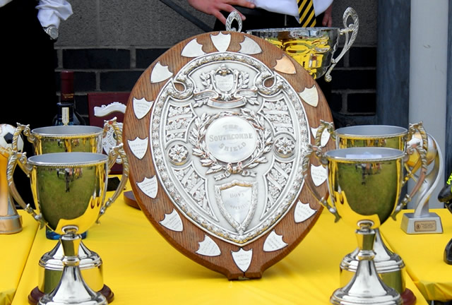 Some of the Trophies won by this season by Wincanton Town FC (Youth Section)