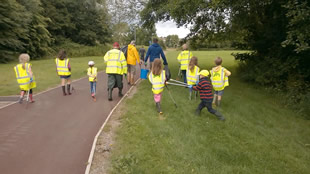 South squad returning to HQ for tea and cake