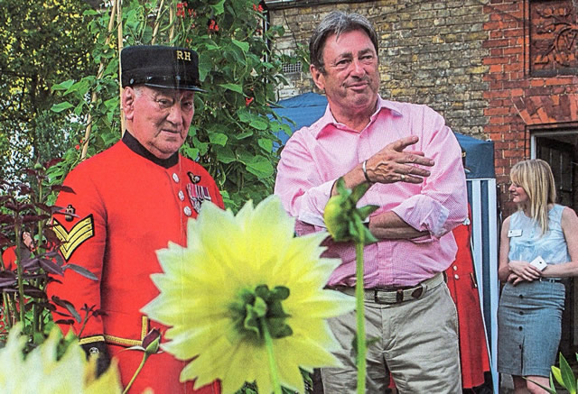 Alan Tichmarsh with our member Paddy Fox