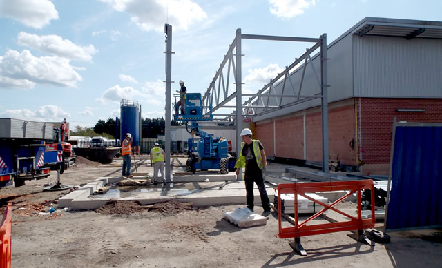 Lidl Wincanton being extended