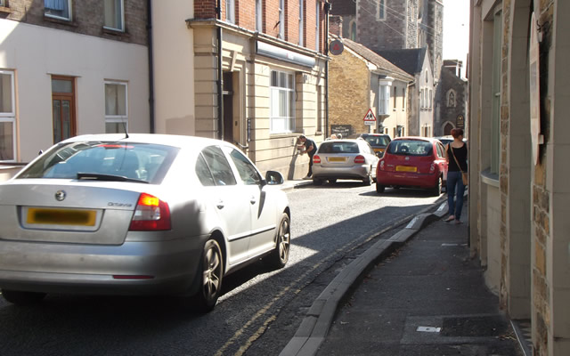 Traffic on South Street, Wincanton