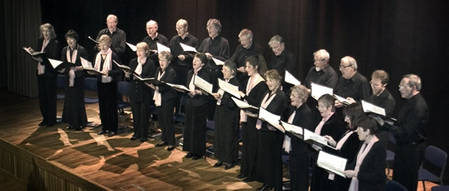 Spectra Musica, chamber choir rehearsing in Wincanton