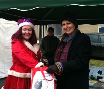 Wincanton Churches Together Sheep Trail at Wincanton Christmas Extravaganza 2014