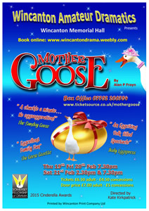 Wincanton Amateur Drammatics Mother Goose panto poster