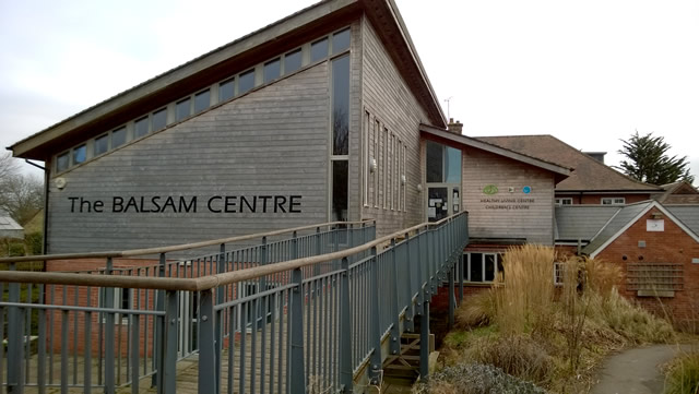The Balsam Centre, Wincanton, front entrance