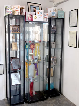 KD Grooming Studio's trophy cabinet