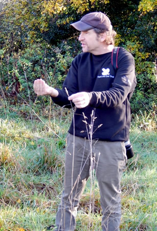 Chris Sperring M.B.E. when he met up with members of C.A.T.C.H. in 2014