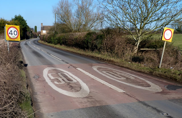 Confusing speed limit signage on the A359, between Galhampton and Castle Cary