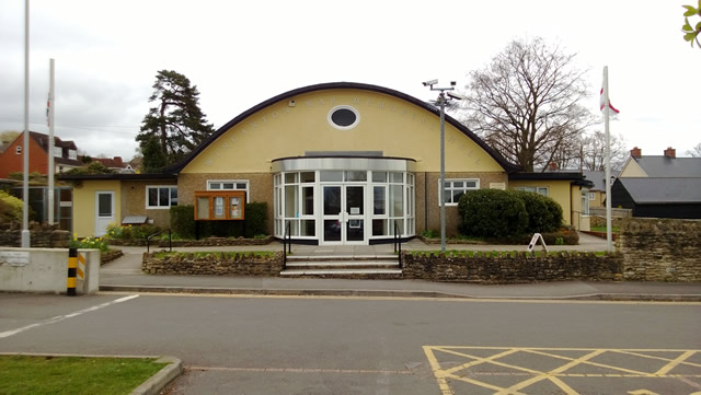 Wincanton Memorial Hall, venue for the parliamentary election husting, 2015