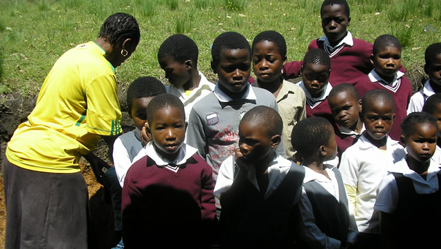 School children in Zululand