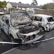 Car Blaze in Memorial Hall Car Park