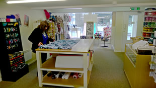 Wincanton Sew & Sew interior, facing out