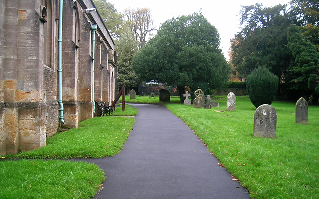 Wincanton Parish Church path