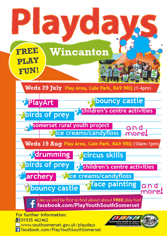 Wincanton Playday 2015 poster