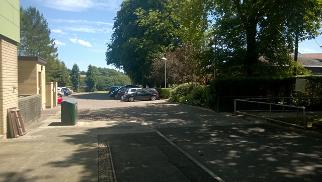 Wincanton Community Hospital car park entrance