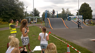 Wincanton Skate Jam commentator