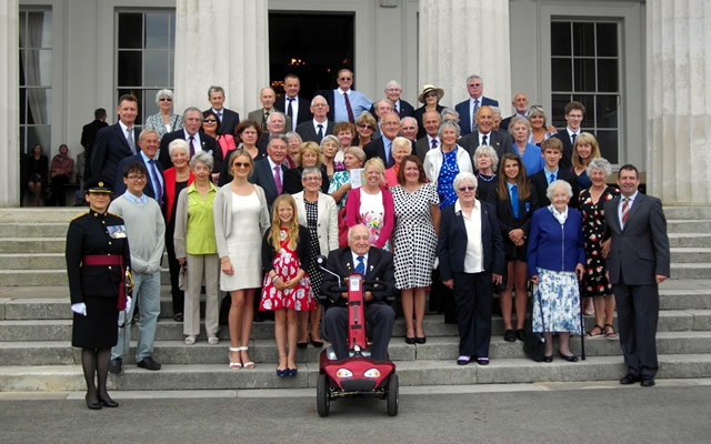 The RMA Sandhurst spectators contingent