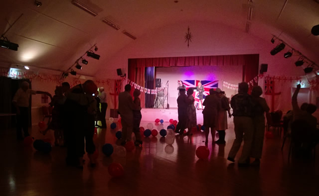 VJ Day 1940s dance in Wincanton Memorial Hall