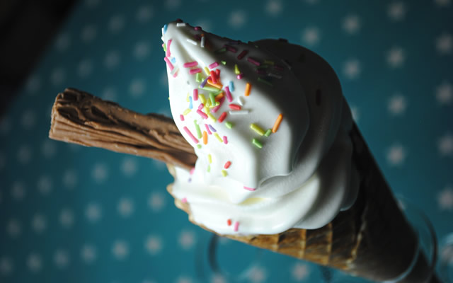 Icecreams at The Small Cake Shop in Wincanton