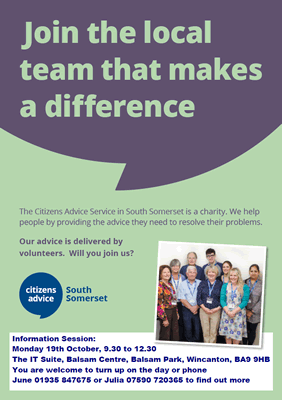 Citizens Advice team poster