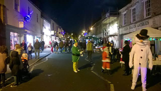 A scene from Wincanton's 2014 Christmas Extravaganza