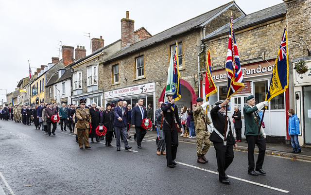 Wincanton Remembrance Parade, 8th November 2015