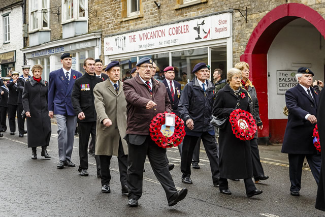 Wincanton Remembrance Parade, 8th November 2015