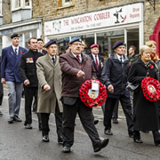 Wincanton Remembrance Parade & Service 2015