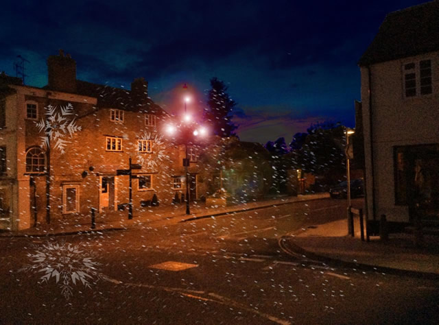 Wincanton Christmas lighting sample for 2015, by Zac Greening