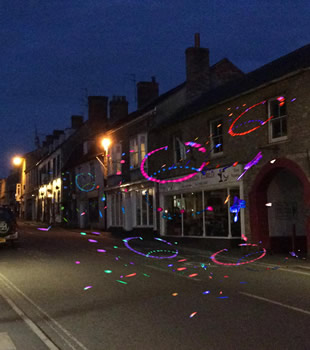 Wincanton Christmas lighting sample for 2015, by Zac Greening