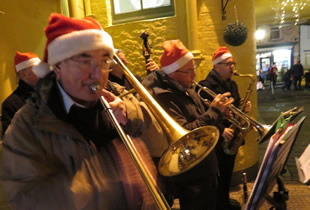 Jazz band at the Dolphin Hotel