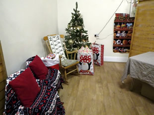 Santa's Grotto interior