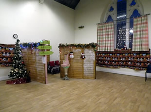 Santa's Grotto, Wincanton Baptist Church hall