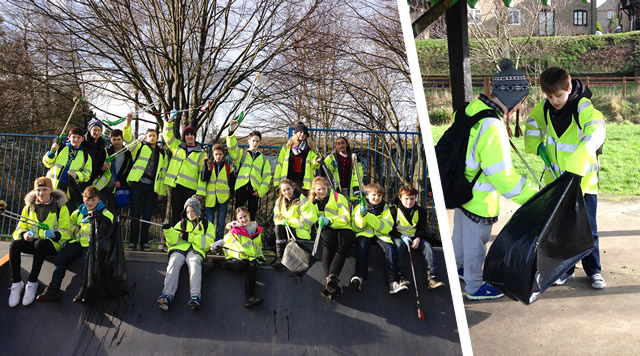 King Arthur's Focus Day litter pickers