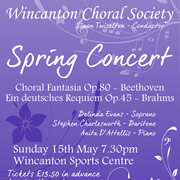 Wincanton Choral Society Spring Concert