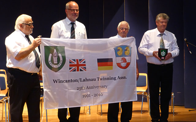 Wincanton/Lahnau twinning civic reception