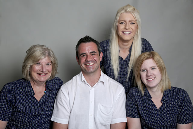 Wincanton Health Centre Health Coaches: Susy Bridge, Stephen Thornback, Annie Harris and Mary Flower