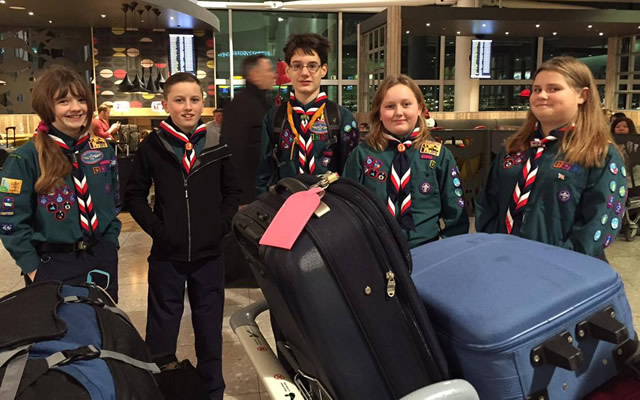 Templecombe Scouts go down under