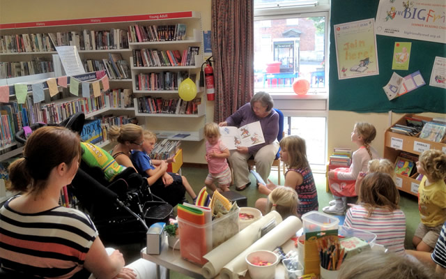 BFG storytime at Wincanton Library