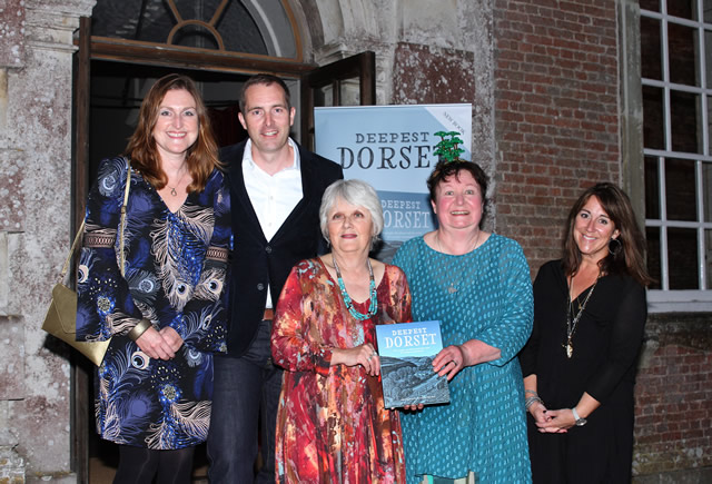 Fanny Charles and Gay Pirrie Weir are pictured with the designer Briony Hartley, and photographers Philip Hartley and Katharine Davies