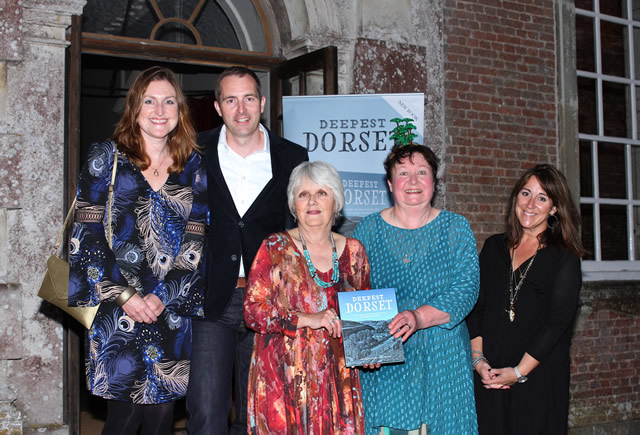 Fanny Charles and Gay Pirrie Weir are pictured with the designer Briony Hartley, and photographers Philip Hartley and Katharine Davies