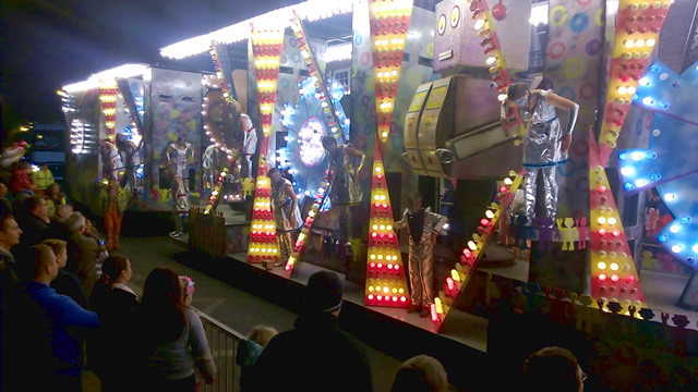 Robots at Wincanton Carnival 2016